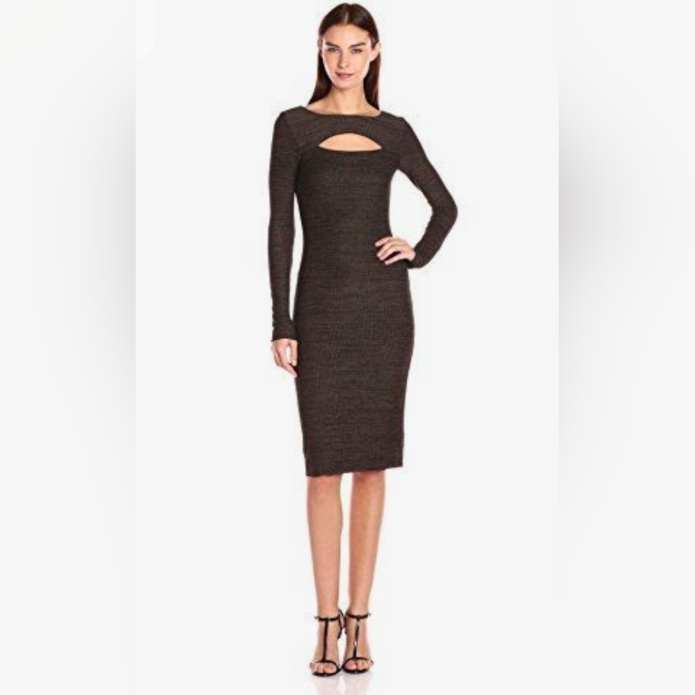 ❤️ BAILEY 44 SOCIAL LIFE SHEATH MIDI DRESS, CHARCOAL, SMALL